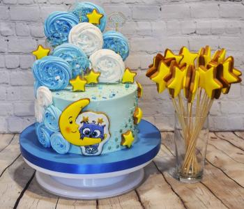 Торт "Полумесяц и звезды"